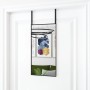 Black glass and aluminum door mirror 30x60 cm by vidaXL, Mirrors - Ref: Foro24-327403, Price: 33,24 €, Discount: %