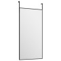 Black glass and aluminum door mirror 30x60 cm by vidaXL, Mirrors - Ref: Foro24-327403, Price: 33,24 €, Discount: %