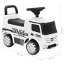 Coche para niños Mercedes Benz Truck blanco de vidaXL, Vehículos a pedales o para empujar - Ref: Foro24-80296, Precio: 62,54 ...