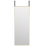 Black glass and aluminum door mirror 30x80 cm by vidaXL, Mirrors - Ref: Foro24-327413, Price: 29,34 €, Discount: %