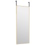 Black glass and aluminum door mirror 30x80 cm by vidaXL, Mirrors - Ref: Foro24-327413, Price: 29,34 €, Discount: %