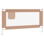 Barandilla de seguridad cama de niño gris taupe tela 150x25 cm de vidaXL, Barandillas de seguridad - Ref: Foro24-10220, Preci...