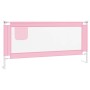 Sicherheitsgeländer Kinderbett rosa Stoff 190x25 cm von vidaXL, Sicherheitsgeländer - Ref: Foro24-10205, Preis: 55,89 €, Raba...