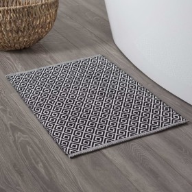 Sealskin Black and White Trellis Bath Mat 60x90 cm by Sealskin, Rugs and bath mats - Ref: Foro24-436894, Price: 37,99 €, Disc...