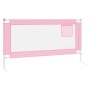 Barandilla de seguridad cama de niño rosa tela 160x25 cm de vidaXL, Barandillas de seguridad - Ref: Foro24-10203, Precio: 40,...