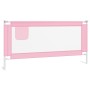 Barandilla de seguridad cama de niño rosa tela 180x25 cm de vidaXL, Barandillas de seguridad - Ref: Foro24-10204, Precio: 54,...