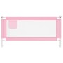 Barandilla de seguridad cama de niño rosa tela 180x25 cm de vidaXL, Barandillas de seguridad - Ref: Foro24-10204, Precio: 54,...