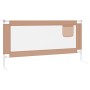 Child's bed safety rail in taupe fabric 180x25 cm by vidaXL, Safety railings - Ref: Foro24-10222, Price: 57,52 €, Discount: %