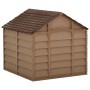 Hundehütte aus braunem PP, 71 x 71,5 x 68 cm von vidaXL, Hundehütten - Ref: Foro24-316180, Preis: 108,52 €, Rabatt: %