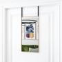 Black glass and aluminum door mirror 30x60 cm by vidaXL, Mirrors - Ref: Foro24-327412, Price: 30,15 €, Discount: %