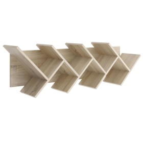 FMD Geometric wall shelf in oak color by FMD, Shelves and shelves - Ref: Foro24-436994, Price: 69,80 €, Discount: %