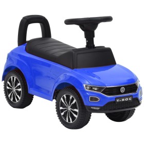 Coche correpasillos Volkswagen T-Roc azul de vidaXL, Vehículos a pedales o para empujar - Ref: Foro24-80328, Precio: 86,08 €,...