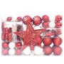 Juego de adornos de navidad de 108 piezas rojo y blanco de vidaXL, Adornos festivos - Ref: Foro24-330092, Precio: 38,99 €, De...