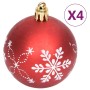 Juego de adornos de navidad de 108 piezas rojo y blanco de vidaXL, Adornos festivos - Ref: Foro24-330092, Precio: 38,99 €, De...