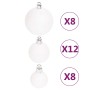 108 Piece Red and White Christmas Ornament Set by vidaXL, Festive decorations - Ref: Foro24-330092, Price: 38,99 €, Discount: %