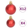 Juego de adornos de navidad de 108 piezas rojo y blanco de vidaXL, Adornos festivos - Ref: Foro24-330092, Precio: 38,99 €, De...