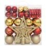 Juego de adornos de navidad de 70 piezas dorado y rojo de vidaXL, Adornos festivos - Ref: Foro24-330088, Precio: 26,90 €, Des...