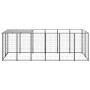 Black steel kennel 330x110x110 cm by vidaXL, Dog kennels and fences - Ref: Foro24-150782, Price: 252,15 €, Discount: %