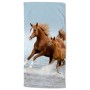 Good Morning FREE brown and blue beach towel 75x150 cm by Good Morning, Beach towels - Ref: Foro24-437547, Price: 18,63 €, Di...