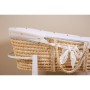 CHILDHOME Stubenwagenbett mit Matratze und Naturbezug Gold von CHILDHOME, Kinderbetten und Stubenwagen - Ref: Foro24-437361, ...