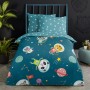 Good Morning Funda de edredón infantil SPACY 120x150 cm azul petróleo de Good Morning, Fundas de nórdico - Ref: Foro24-437698...