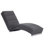 Gray Faux Leather Massage Daybed by vidaXL, Electric massage chairs - Ref: Foro24-281298, Price: 266,45 €, Discount: %