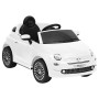 Fiat 500 white electric ride-on car by vidaXL, Pedal or push vehicles - Ref: Foro24-80317, Price: 305,88 €, Discount: %