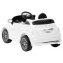 Fiat 500 white electric ride-on car by vidaXL, Pedal or push vehicles - Ref: Foro24-80317, Price: 305,88 €, Discount: %