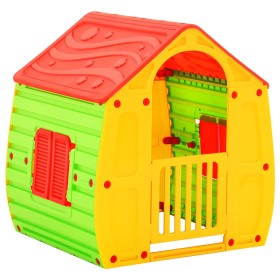 Casita de juegos para niños 102x90x109 cm de vidaXL, Casitas infantiles - Ref: Foro24-316177, Precio: 110,99 €, Descuento: %