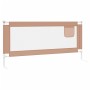 Safety rail for child's bed gray taupe fabric 200x25 cm by vidaXL, Safety railings - Ref: Foro24-10224, Price: 72,02 €, Disco...