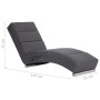 Gray Faux Leather Massage Daybed by vidaXL, Electric massage chairs - Ref: Foro24-281298, Price: 266,45 €, Discount: %