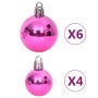 108-teiliges Weihnachtsornament-Set in Weiß und Rosa von vidaXL, Festliche Dekorationen - Ref: Foro24-330094, Preis: 40,99 €,...