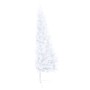 Medio árbol Navidad artificial LED y soporte PVC blanco 150 cm de vidaXL, Arboles de navidad - Ref: Foro24-3077397, Precio: 2...