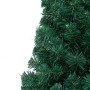 Halber künstlicher Weihnachtsbaum mit LEDs und grünem Ständer, 150 cm von vidaXL, Weihnachtsbäume - Ref: Foro24-3077392, Prei...