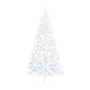 Medio árbol Navidad artificial LED y soporte PVC blanco 180 cm de vidaXL, Arboles de navidad - Ref: Foro24-3077398, Precio: 3...