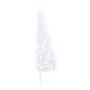 Halber künstlicher Weihnachtsbaum mit LED und weißem PVC-Träger, 180 cm von vidaXL, Weihnachtsbäume - Ref: Foro24-3077398, Pr...