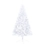 Halber künstlicher Weihnachtsbaum mit LED und weißem PVC-Träger, 180 cm von vidaXL, Weihnachtsbäume - Ref: Foro24-3077398, Pr...