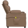 Cappuccino synthetic leather massage chair by vidaXL, Electric massage chairs - Ref: Foro24-348069, Price: 248,57 €, Discount: %