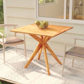 Solid acacia wood garden table 85x85x75 cm by vidaXL, Garden tables - Ref: Foro24-316256, Price: 152,79 €, Discount: %