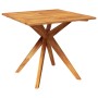 Solid acacia wood garden table 85x85x75 cm by vidaXL, Garden tables - Ref: Foro24-316256, Price: 152,79 €, Discount: %