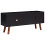 Mueble para TV de madera maciza de acacia y MDF 110x35x50 cm de vidaXL, Muebles TV - Ref: Foro24-327452, Precio: 101,81 €, De...