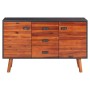 Solid acacia wood and MDF sideboard 110x35x70 cm by vidaXL, Sideboards - Ref: Foro24-327457, Price: 162,99 €, Discount: %