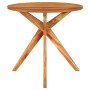 Solid acacia wood garden table 85x85x75 cm by vidaXL, Garden tables - Ref: Foro24-316254, Price: 135,57 €, Discount: %