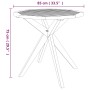 Solid acacia wood garden table 85x85x75 cm by vidaXL, Garden tables - Ref: Foro24-316254, Price: 135,57 €, Discount: %