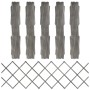 Trellis fences 5 pcs solid gray fir wood 180x60 cm by vidaXL, fence panels - Ref: Foro24-316424, Price: 47,31 €, Discount: %