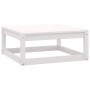 Garden footstool solid white pine wood 70x70x30 cm by vidaXL, Garden sets - Ref: Foro24-805671, Price: 68,99 €, Discount: %