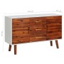 Sideboard aus massivem Akazienholz und MDF, 110 x 35 x 70 cm von vidaXL, Sideboards - Ref: Foro24-327458, Preis: 143,87 €, Ra...