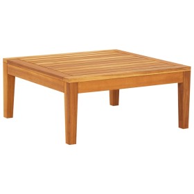 Solid acacia wood garden table 64x64x29 cm by vidaXL, Modular outdoor sofas - Ref: Foro24-316322, Price: 63,99 €, Discount: %