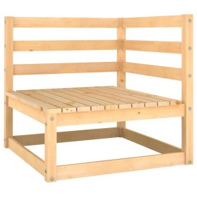 Corner garden sofa made of solid pine wood by vidaXL, Garden sets - Ref: Foro24-805660, Price: 69,99 €, Discount: %