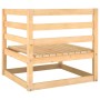 Corner garden sofa made of solid pine wood by vidaXL, Garden sets - Ref: Foro24-805660, Price: 69,59 €, Discount: %